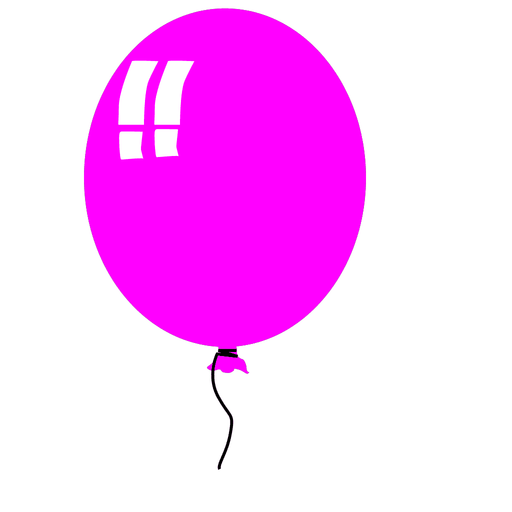 Pink Balloon Icon clipart preview