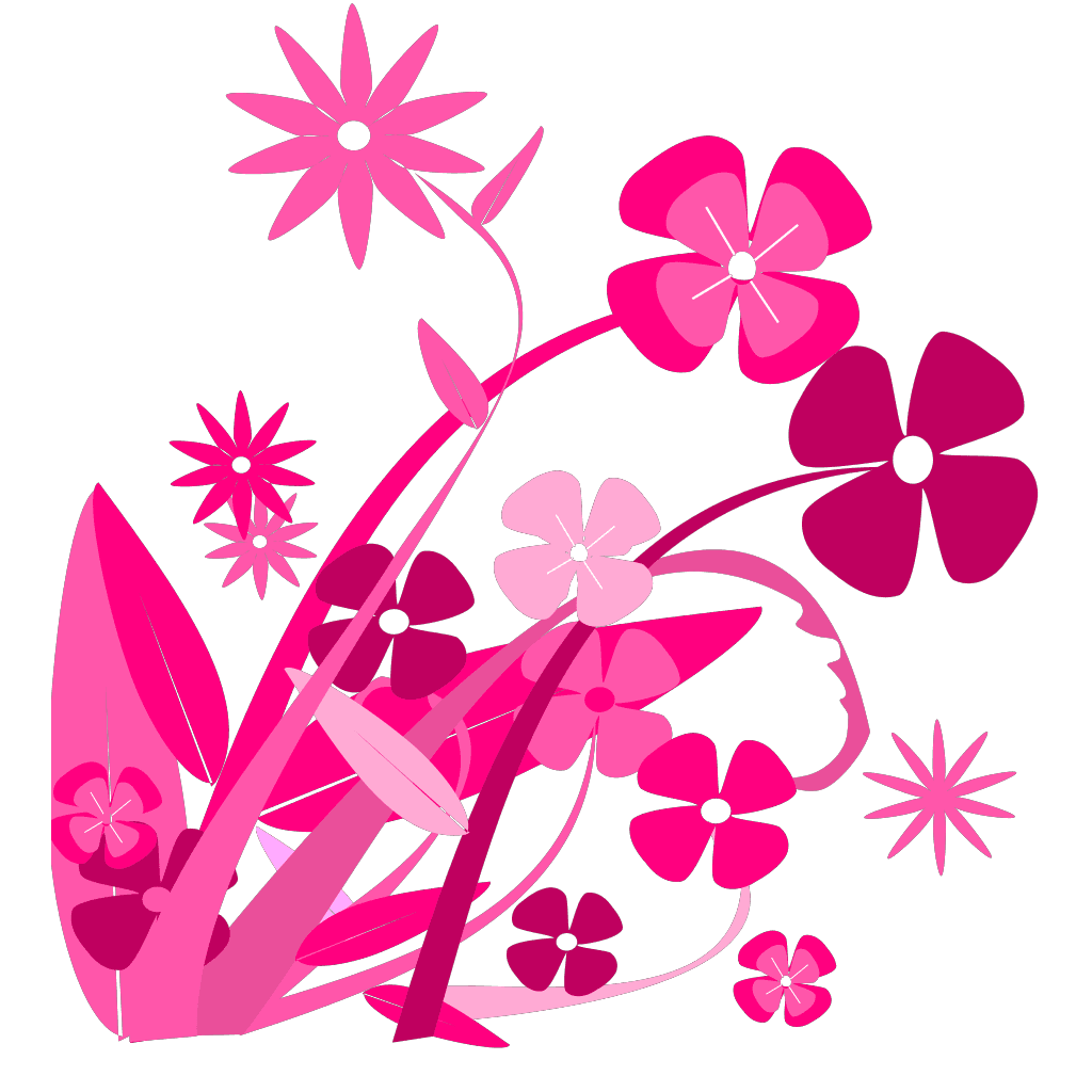 Pink Flowers Png clipart preview