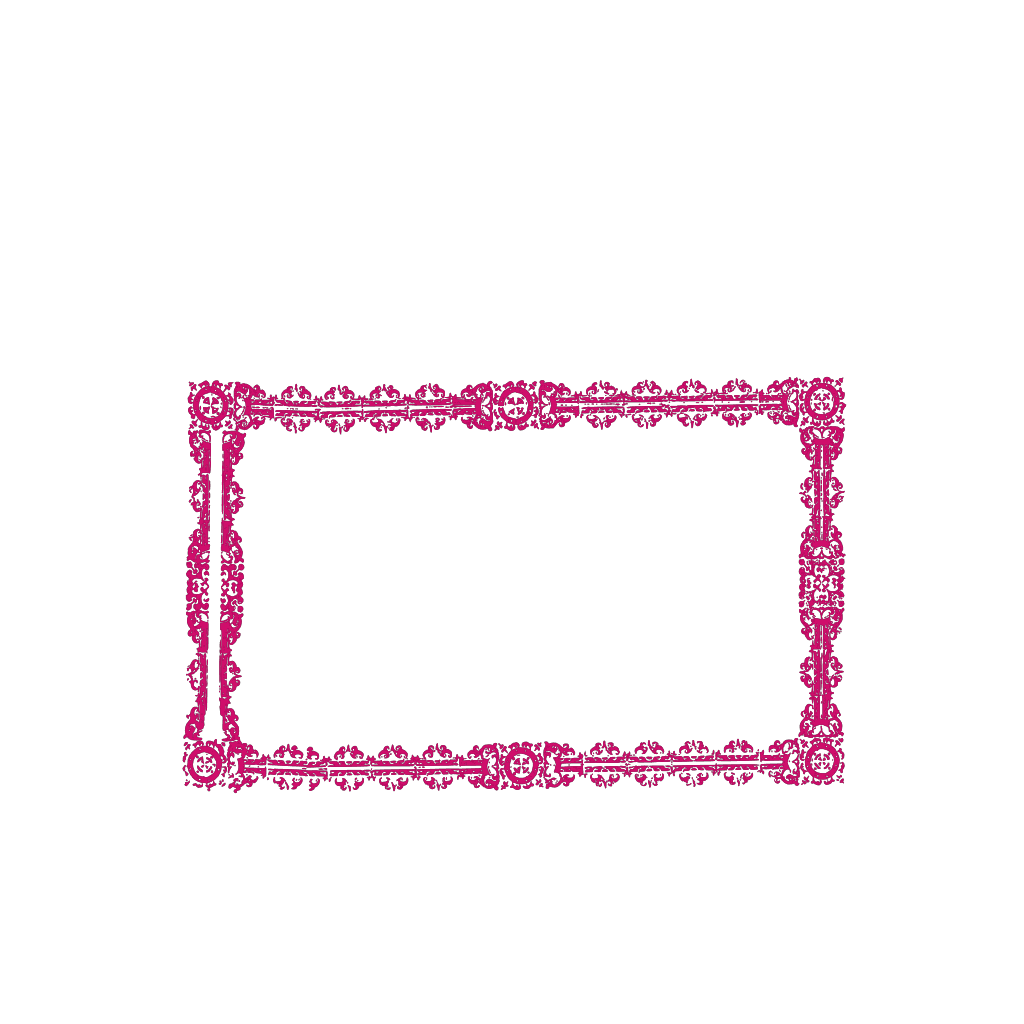 Pink Frame Outline clipart preview