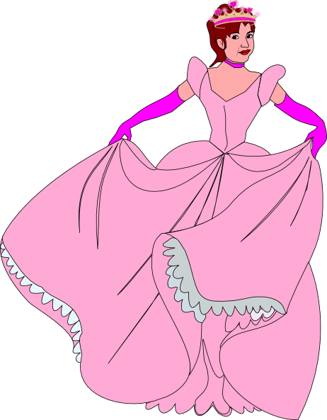 Pink Girl Princess clipart preview