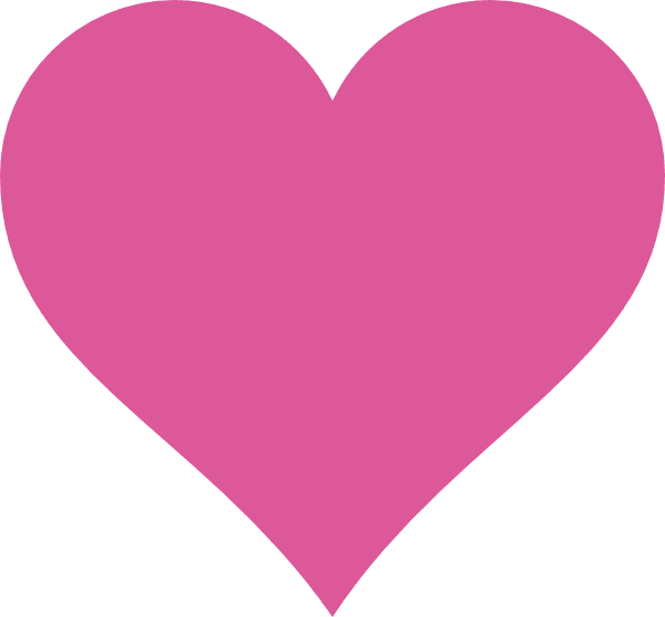 Pink Heart Icon clipart preview