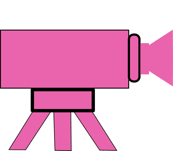 Pink Movie Reel clipart preview