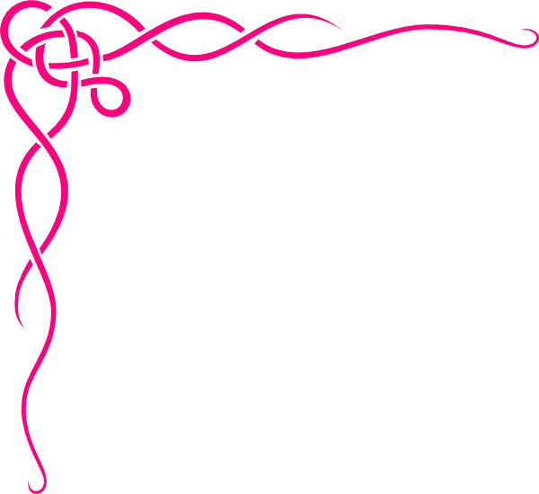 Pink Swirl Frame Border clipart preview