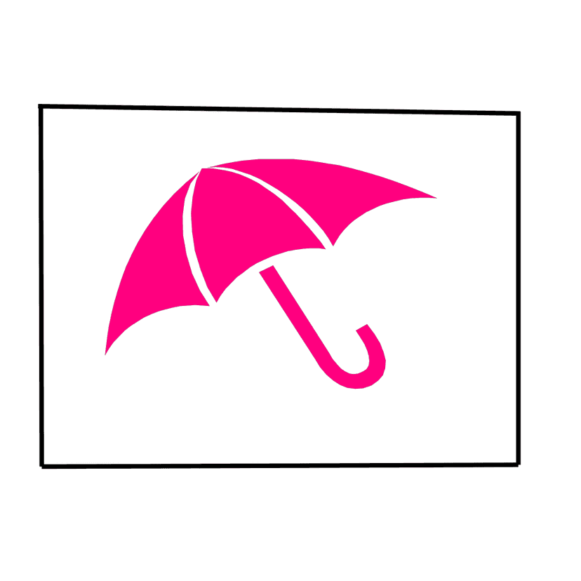 Pink Umbrella Icon clipart preview