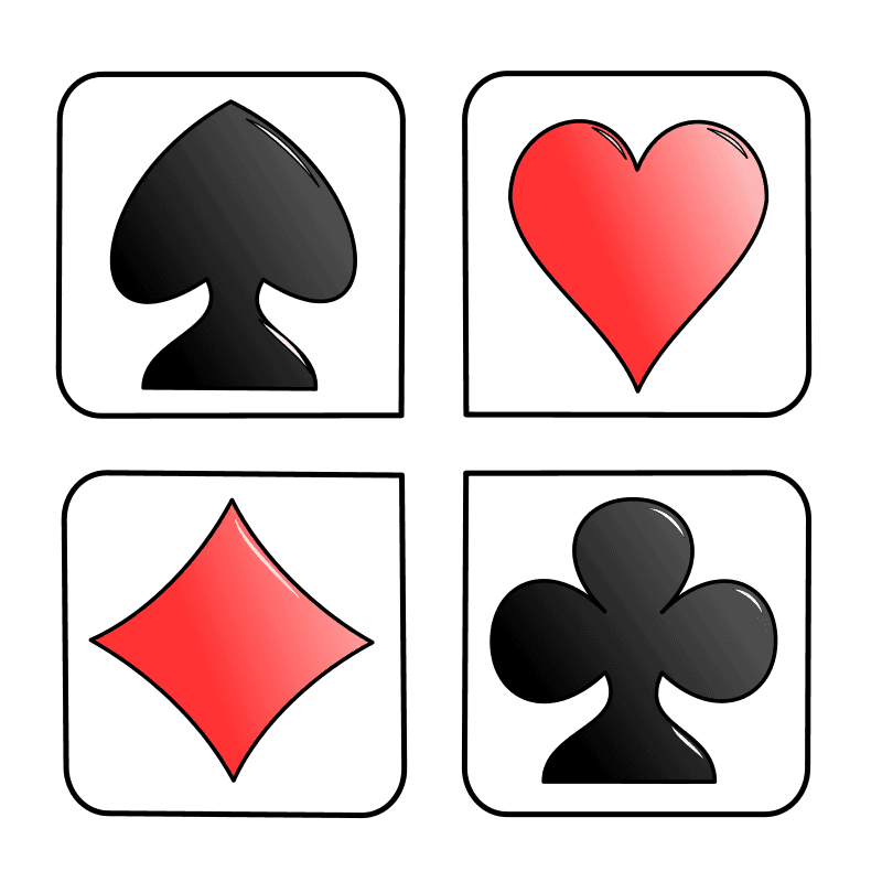 Playing Card Symbols  clipart preview