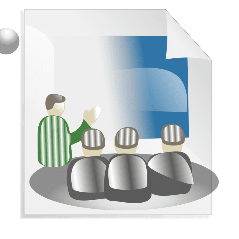 Presentation group lesson clipart preview