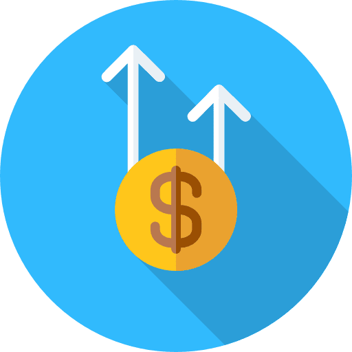 Profit Dollar Up Chart Icons clipart preview