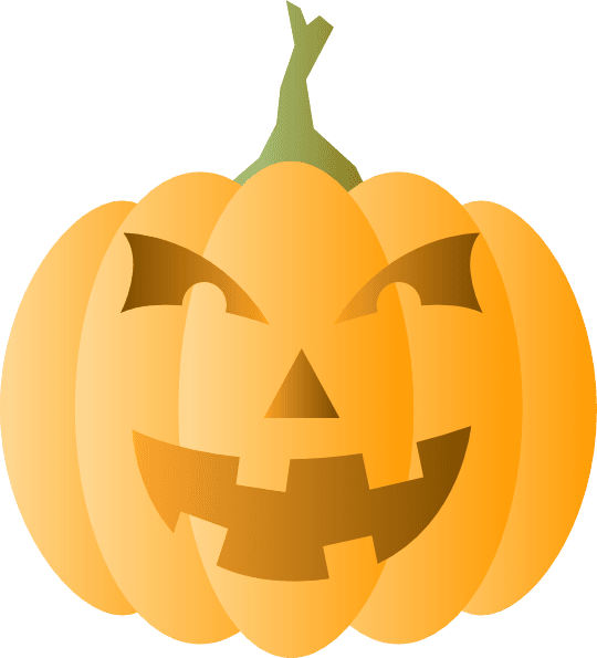 Pumpkin Halloween party clipart preview