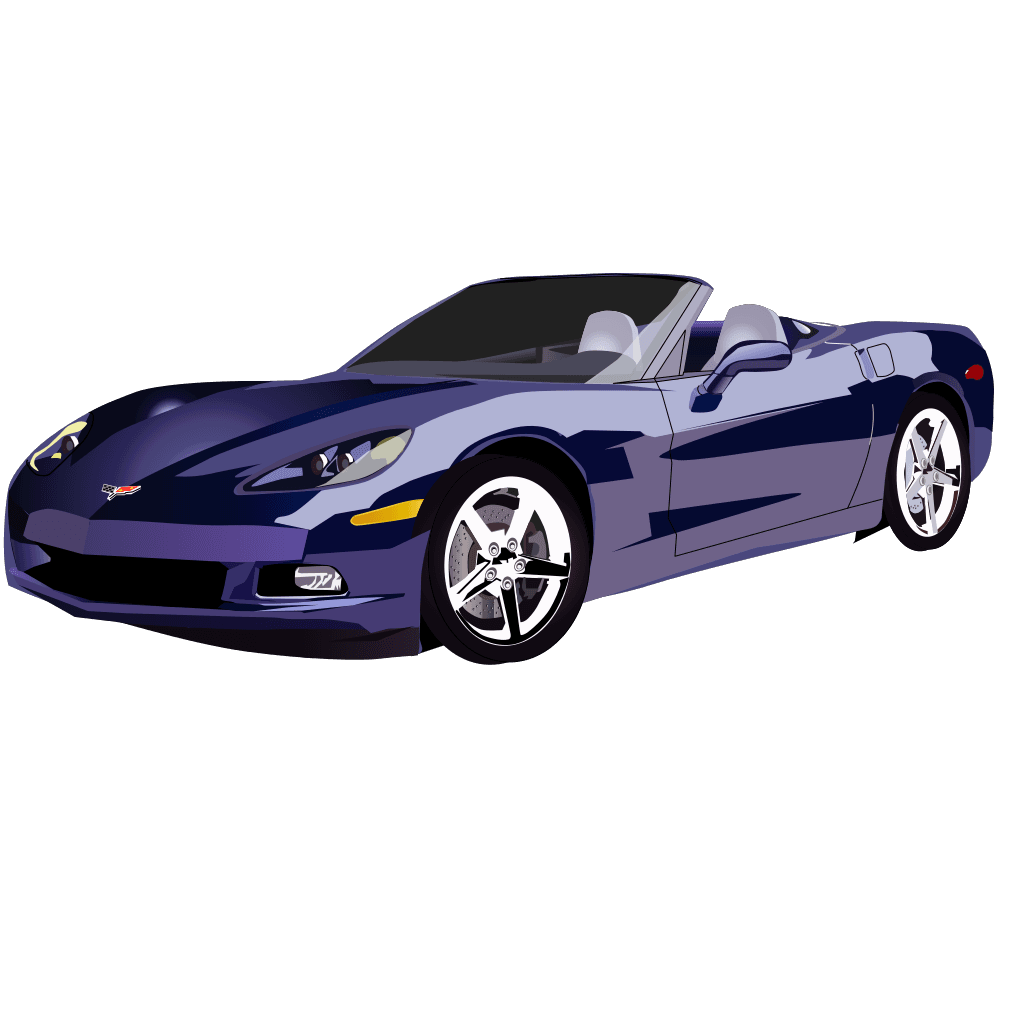 Purple Convertible Sport Car clipart preview