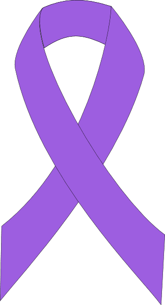 Purple Ribbon Outline clipart preview