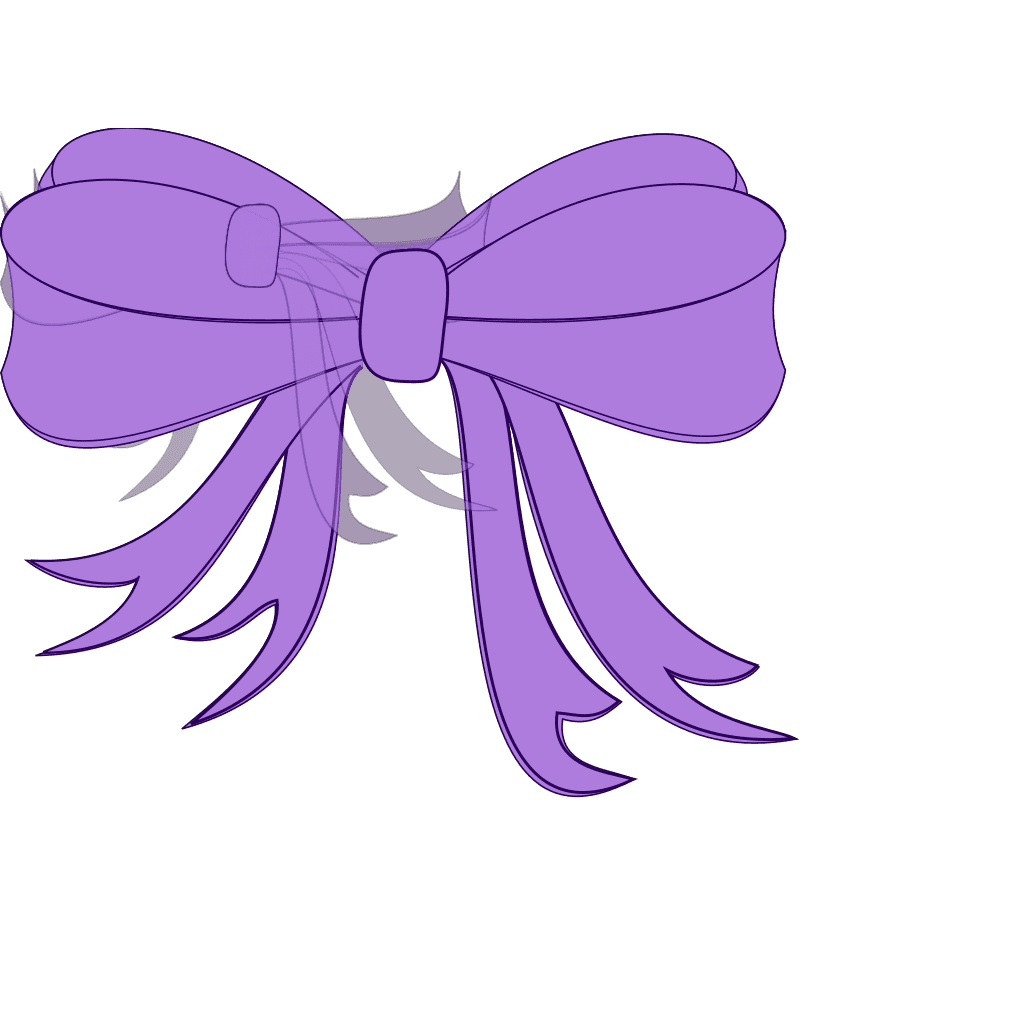 Purple Ribbon Png clipart preview