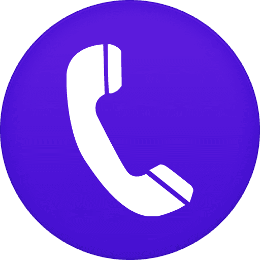 Purple Telephone PNG clipart preview