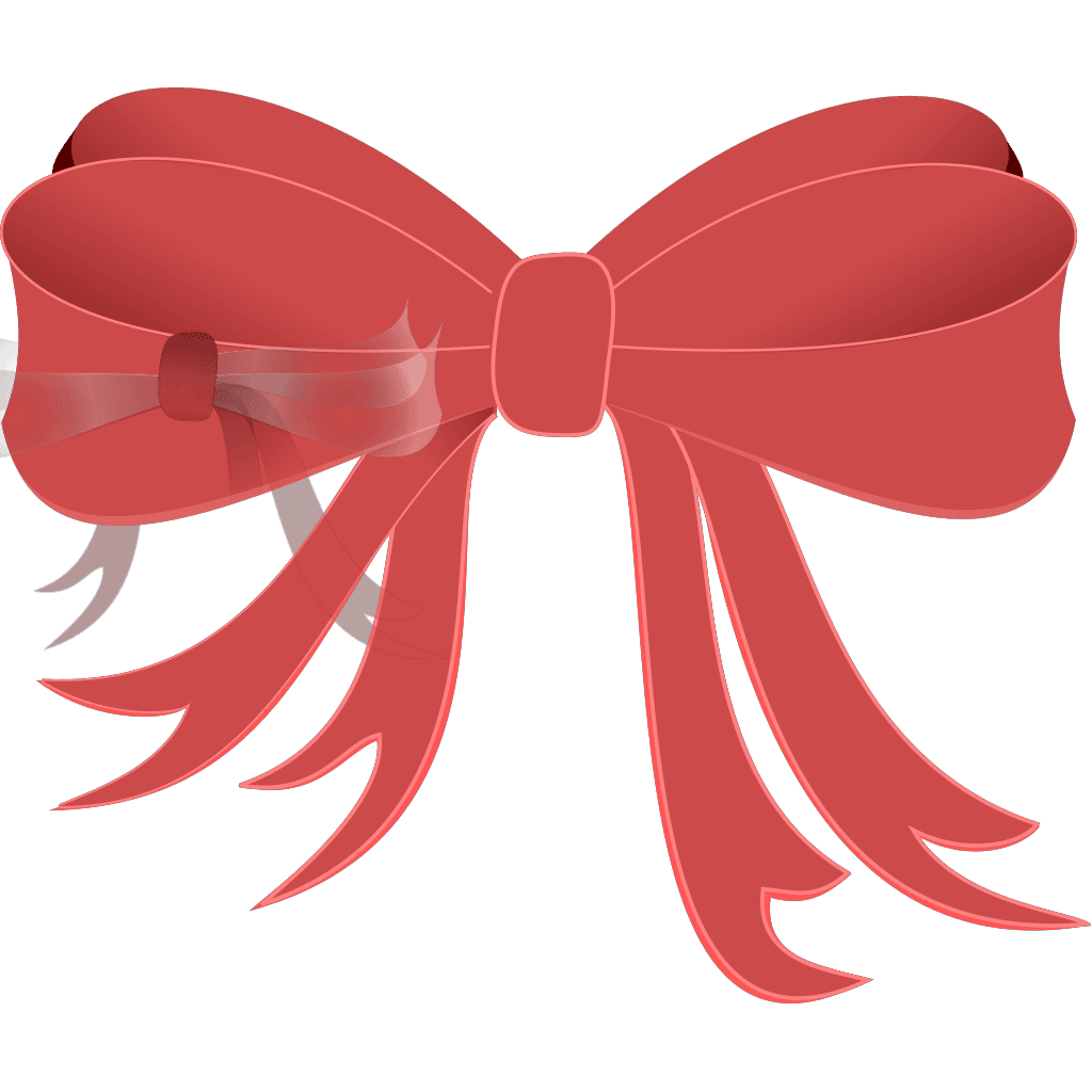 Red Bow Ribbon clipart preview