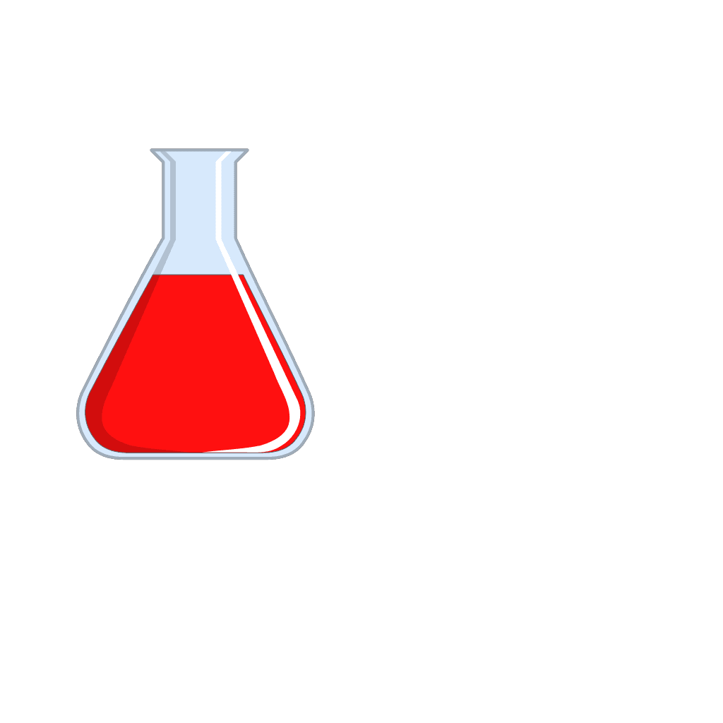 Red Chemistry Flask clipart preview