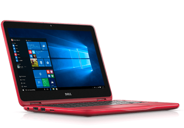 Red Dell Laptop Transparent  clipart preview