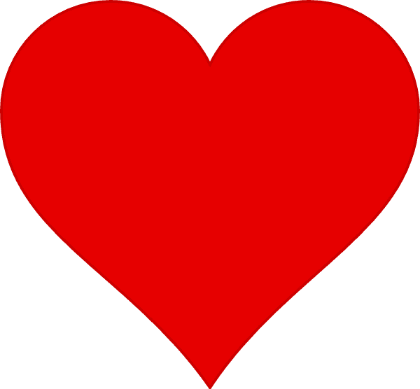 Red Heart Png  clipart preview