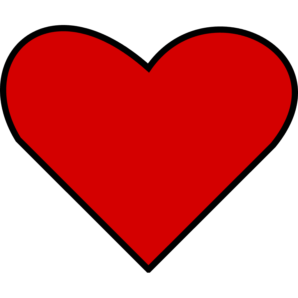 Red Heart Svg clipart preview