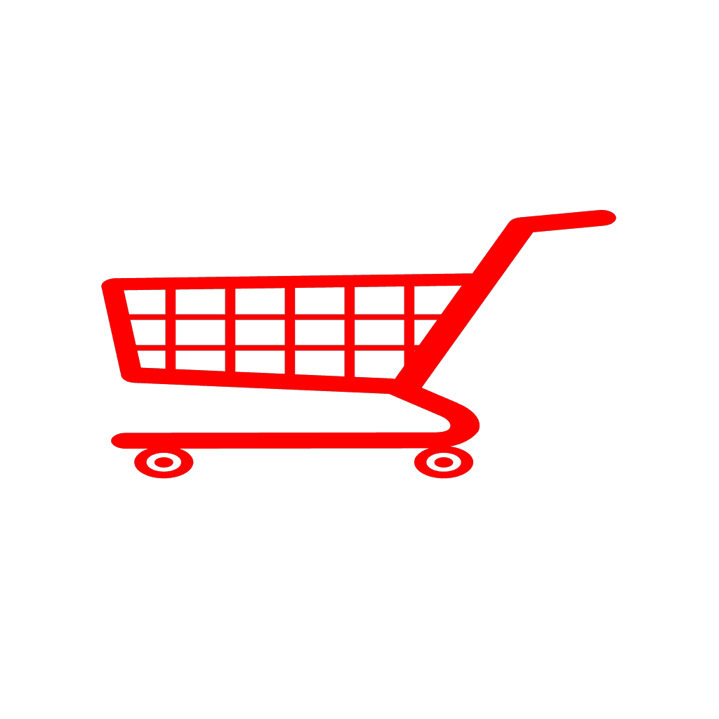 Red Shopping Cart Icon clipart preview