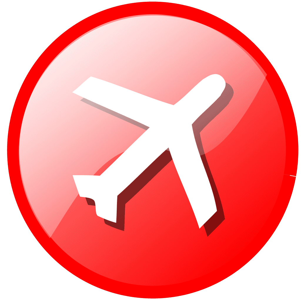 Red Travel Icon clipart preview