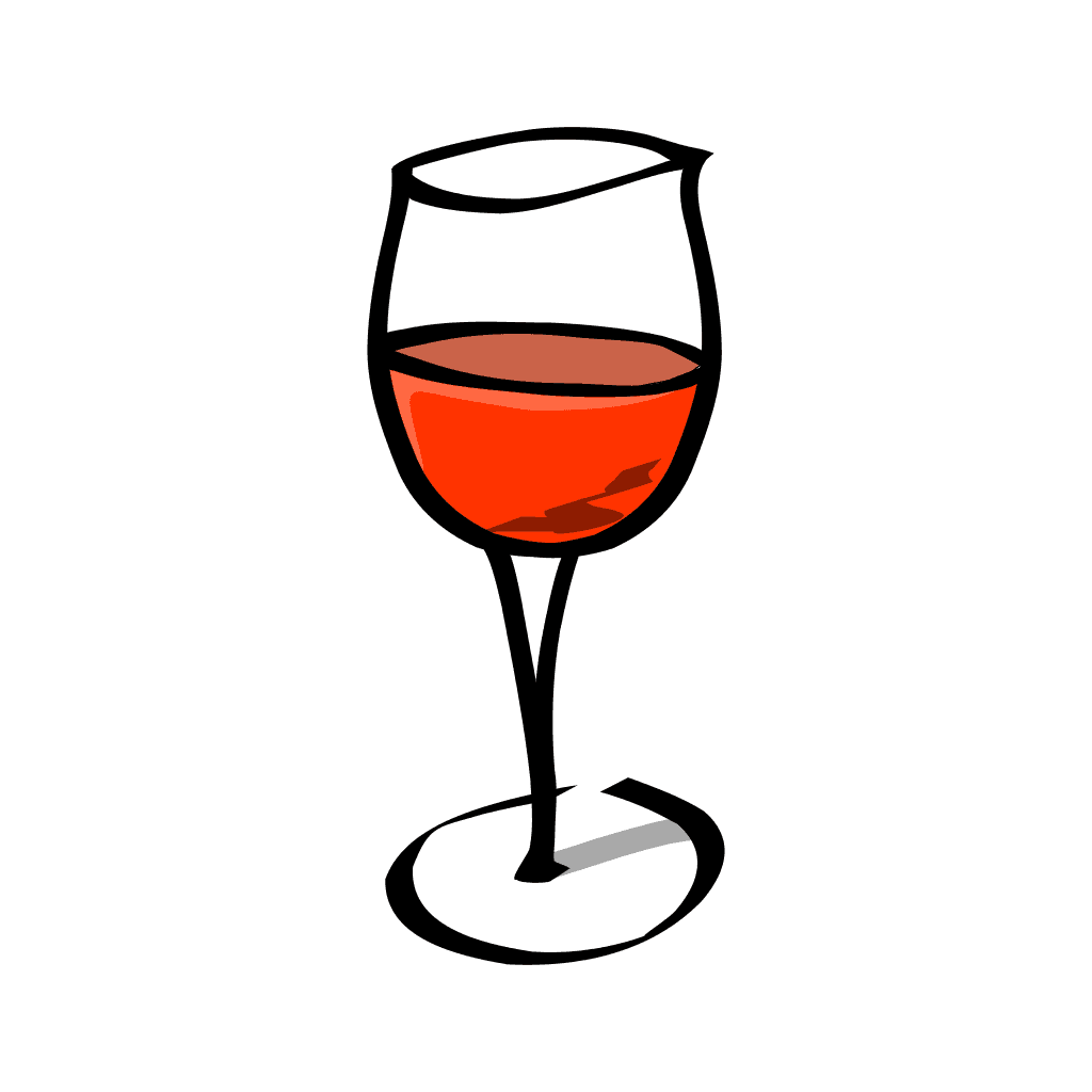 Red Wine Glass Drawing clipart preview