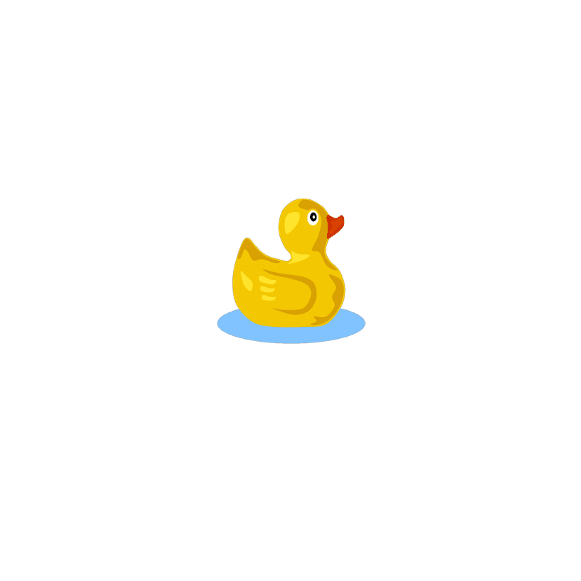 Rubber Duck Graphic clipart preview