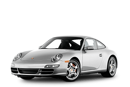 Silver Porsche PNG clipart preview