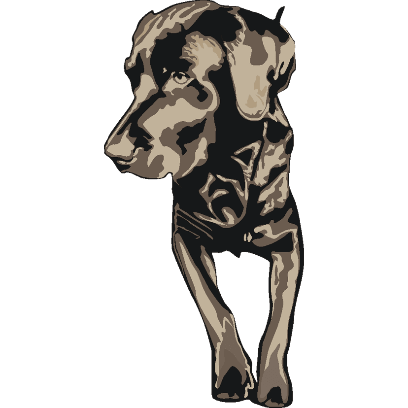 Sitting Brown Dog Icon clipart preview