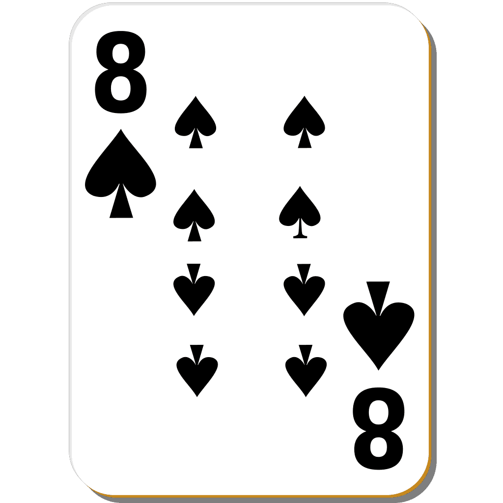 Spades Eight Cards Png clipart preview