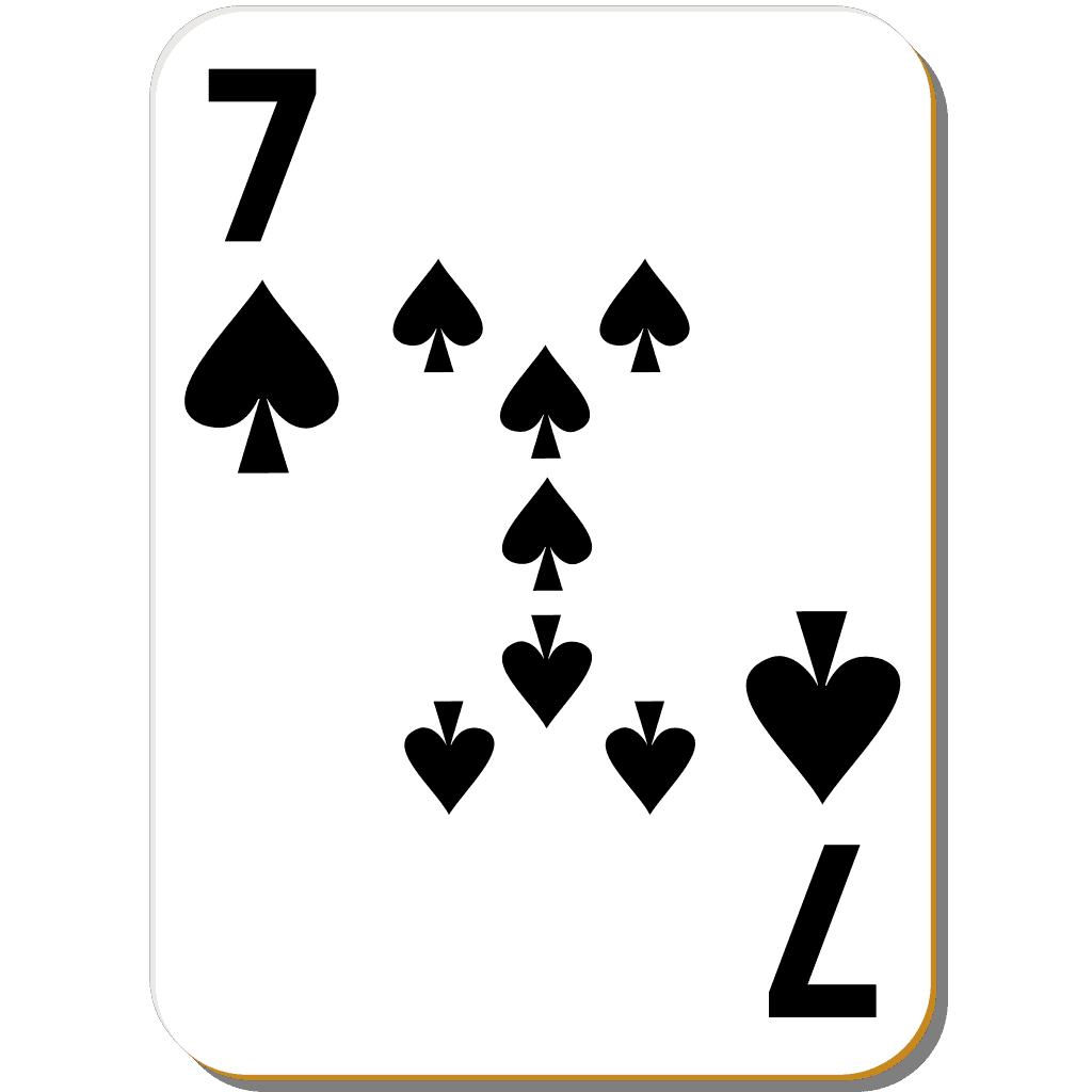 Spades Seven Cards Png clipart preview