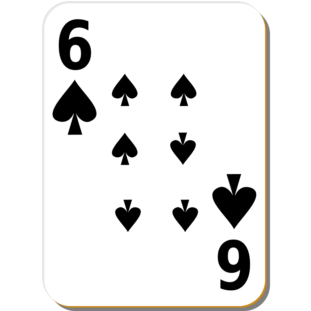 Spades Six Cards Png clipart preview