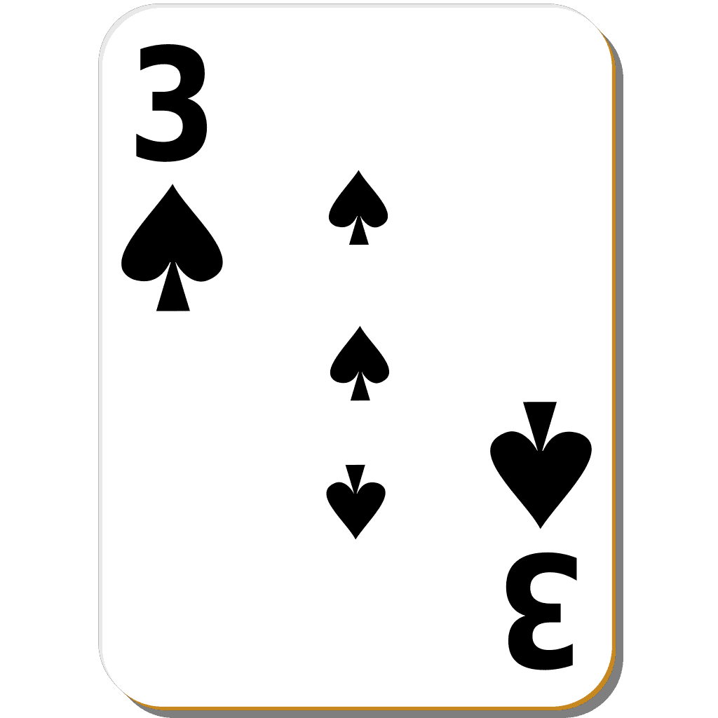 Spades Three Cards Png clipart preview