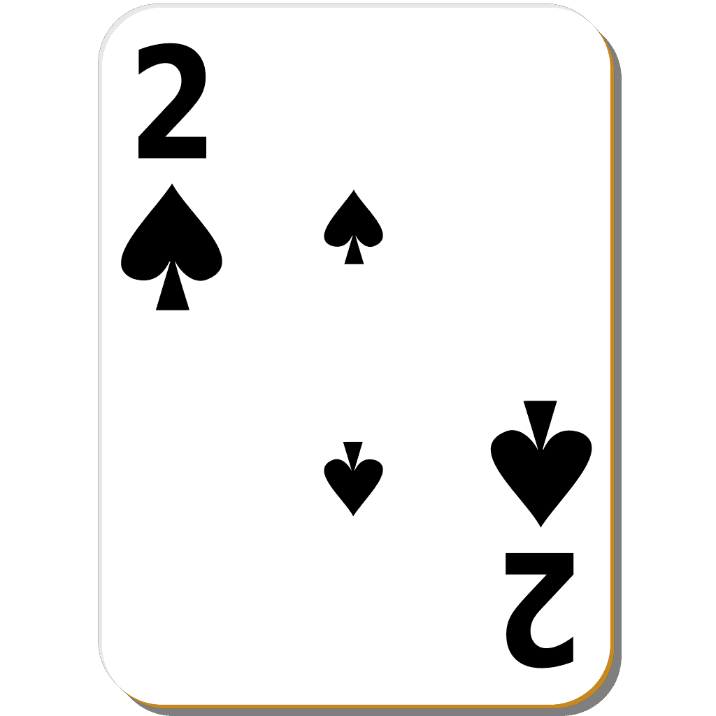 Spades Two Cards Png clipart preview