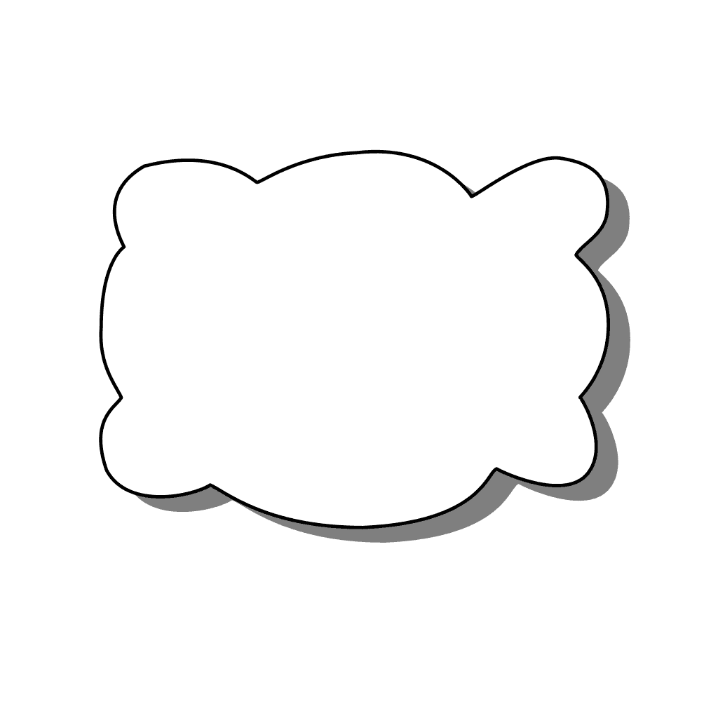 Speech Clouds Template icon clipart preview