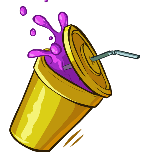 Spilled drink png clipart preview