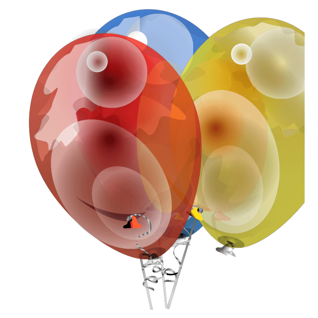 Transparent Balloons Colours clipart preview