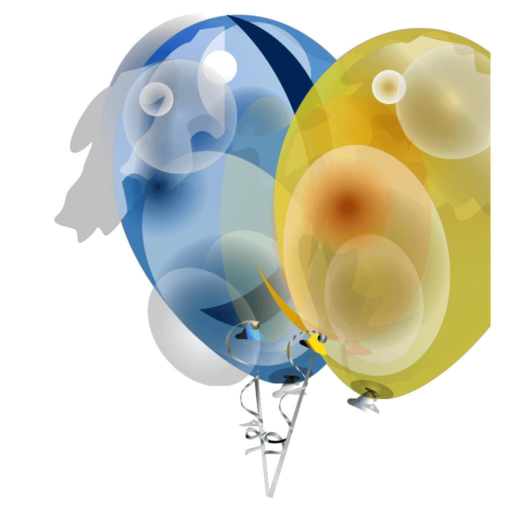 Two Balloons Png clipart preview