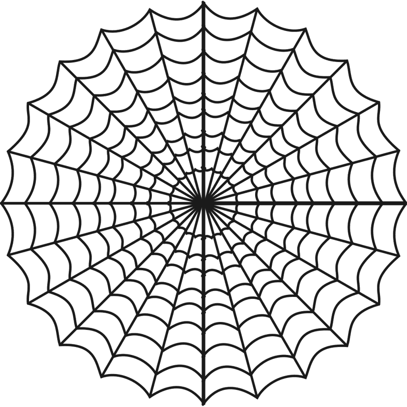 Web Spider Halloween Transparent clipart preview