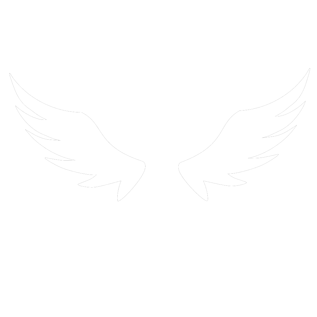 White Abstract Wings clipart preview