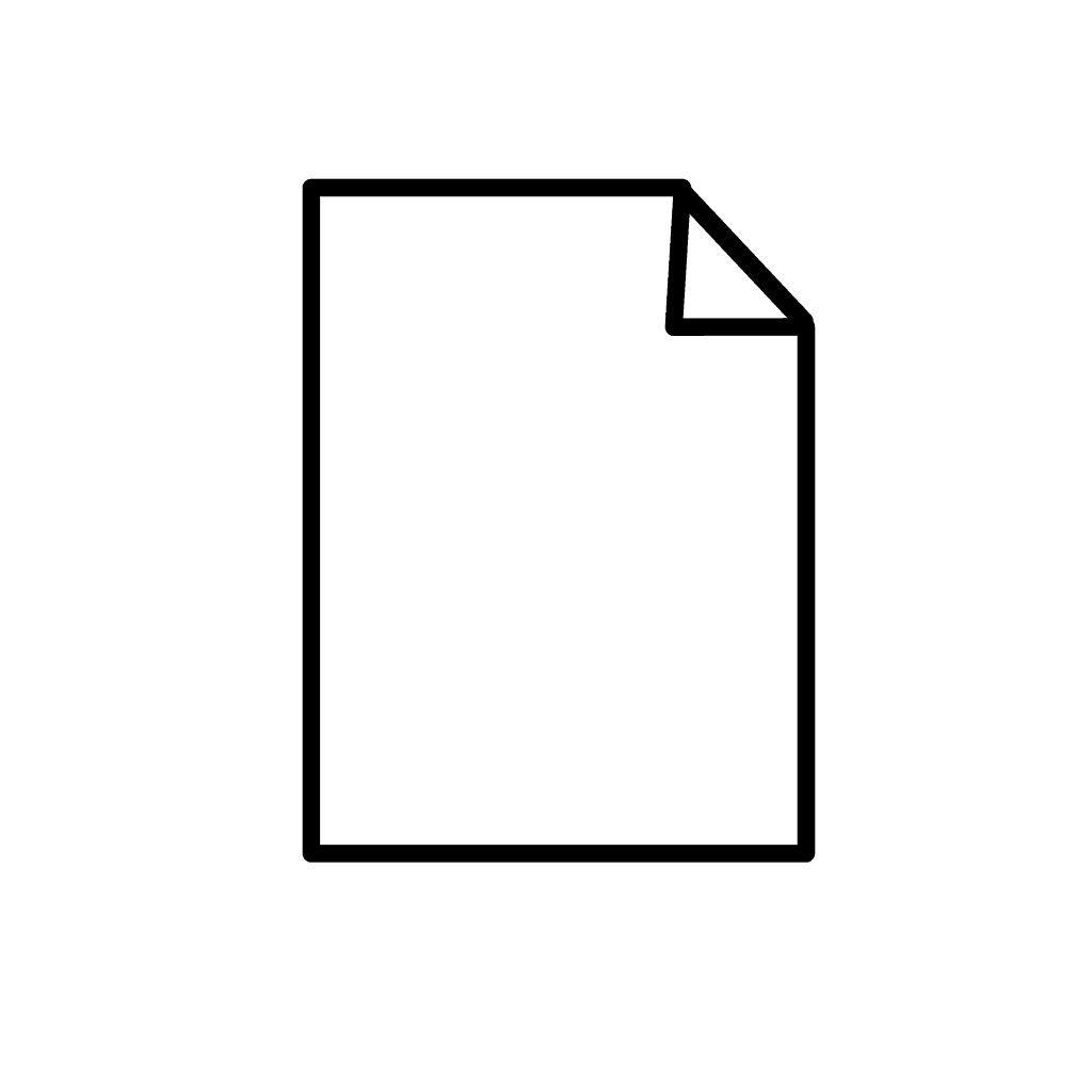 White Page Icon clipart preview