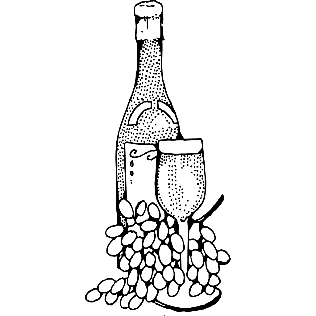 Wine Bottle Glass clipart preview