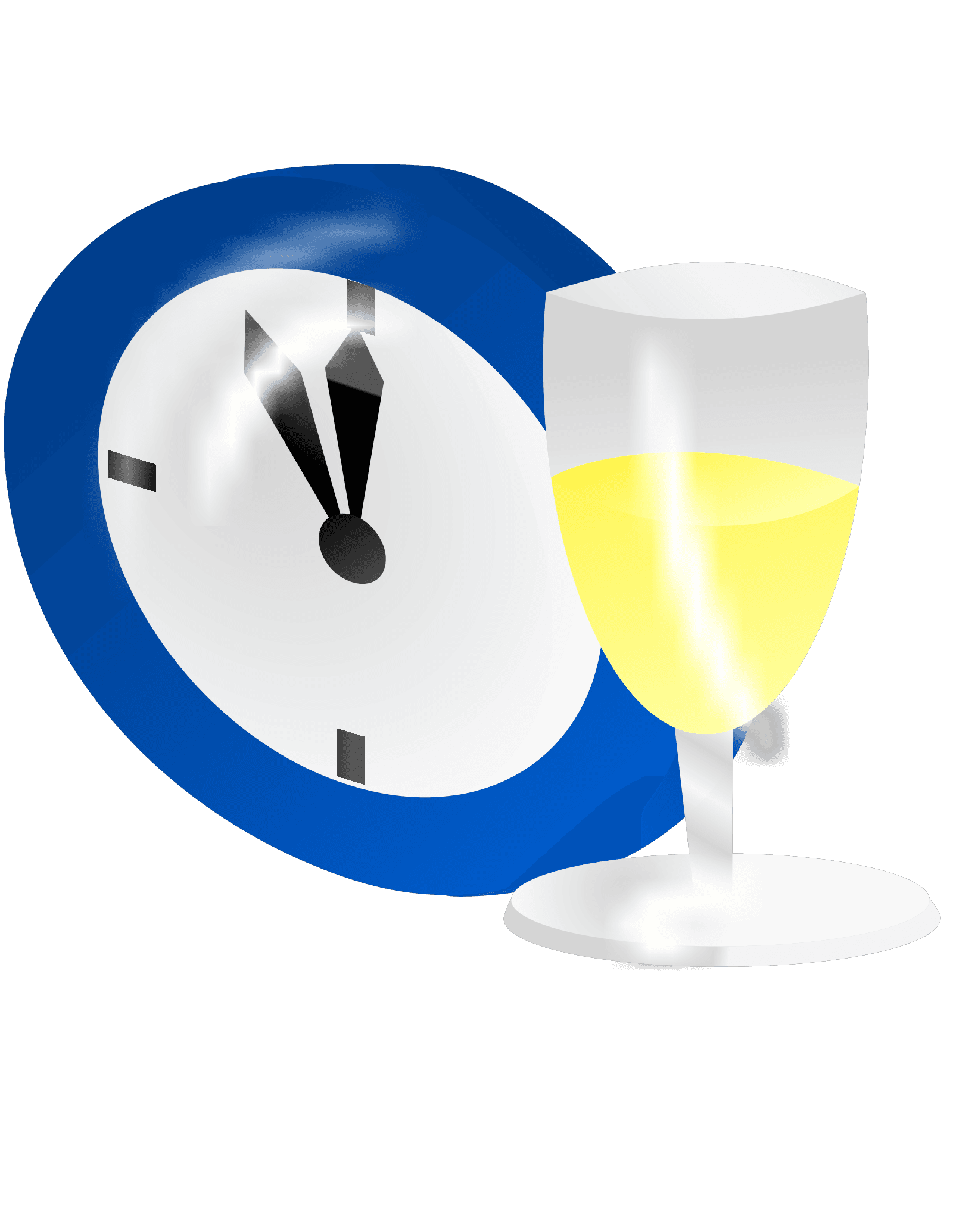 Wine Drink Time Icon clipart preview