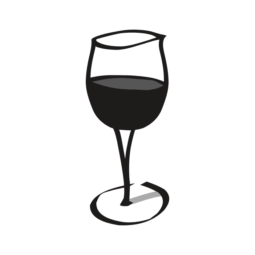 Wine glass black transparent clipart preview