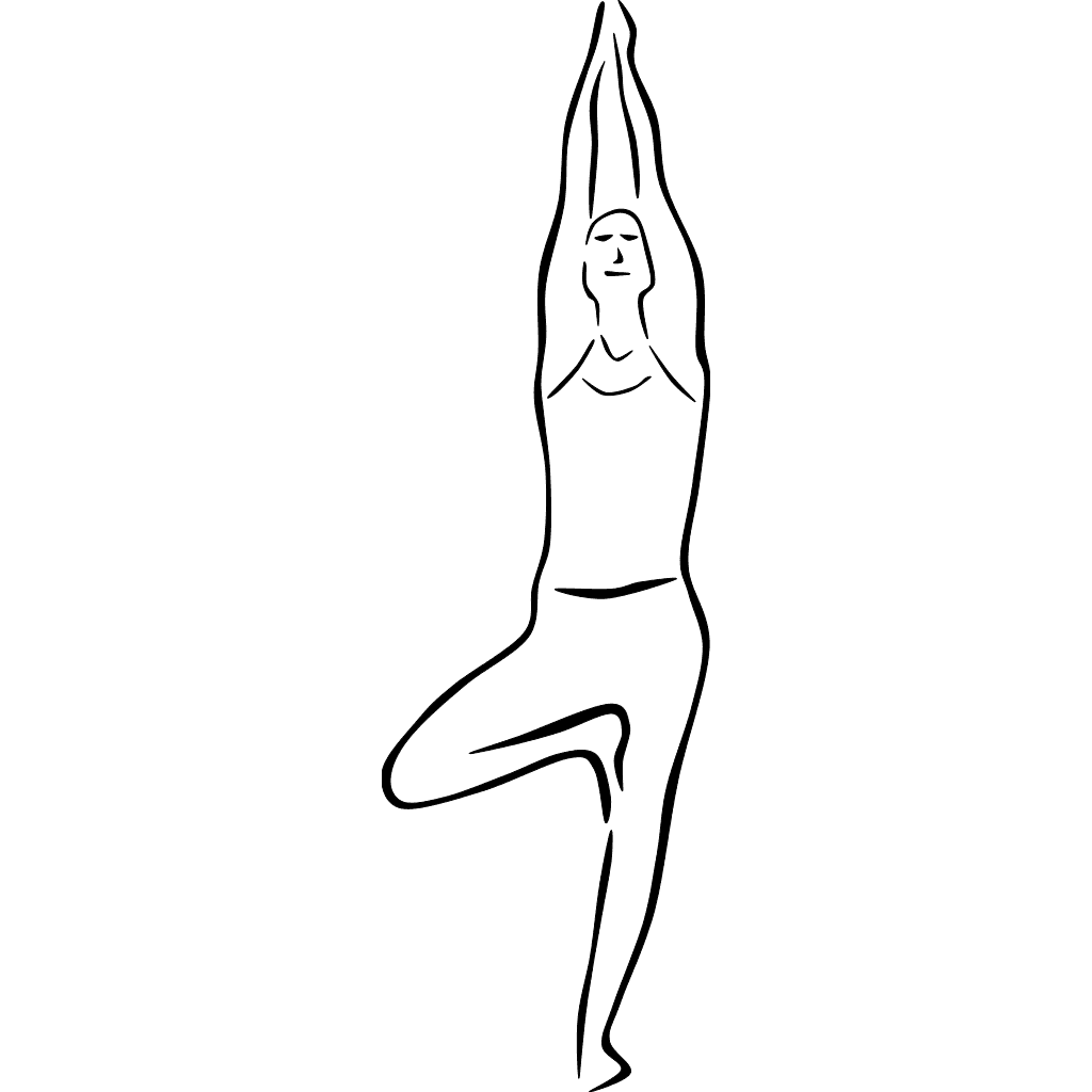 Woman Doing Yoga Silhouette clipart preview