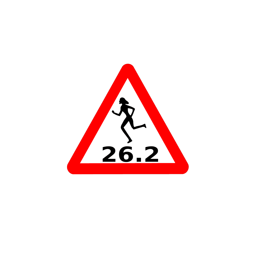 Woman Running Traffic Sign clipart preview