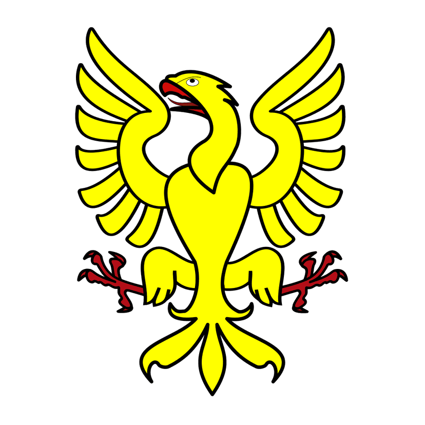 Yellow Eagle Design clipart preview