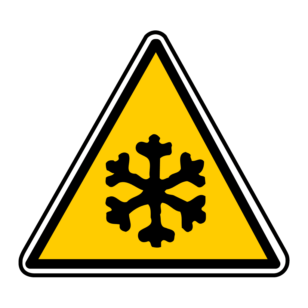 Yellow Ice Sign  clipart preview