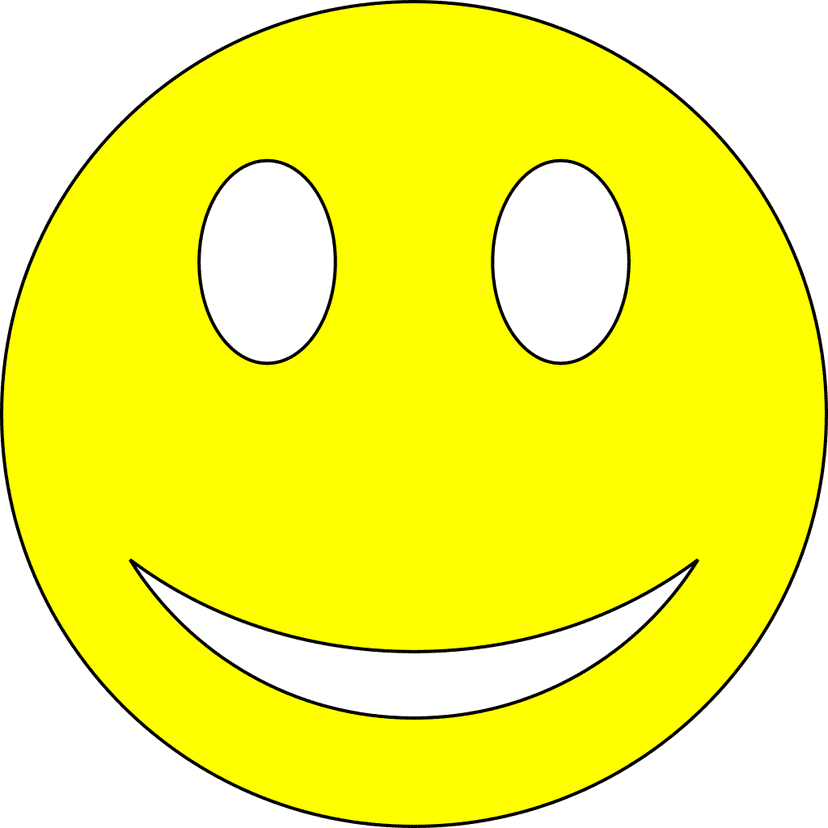 Yellow Smiling Smiley Face Emoji clipart preview