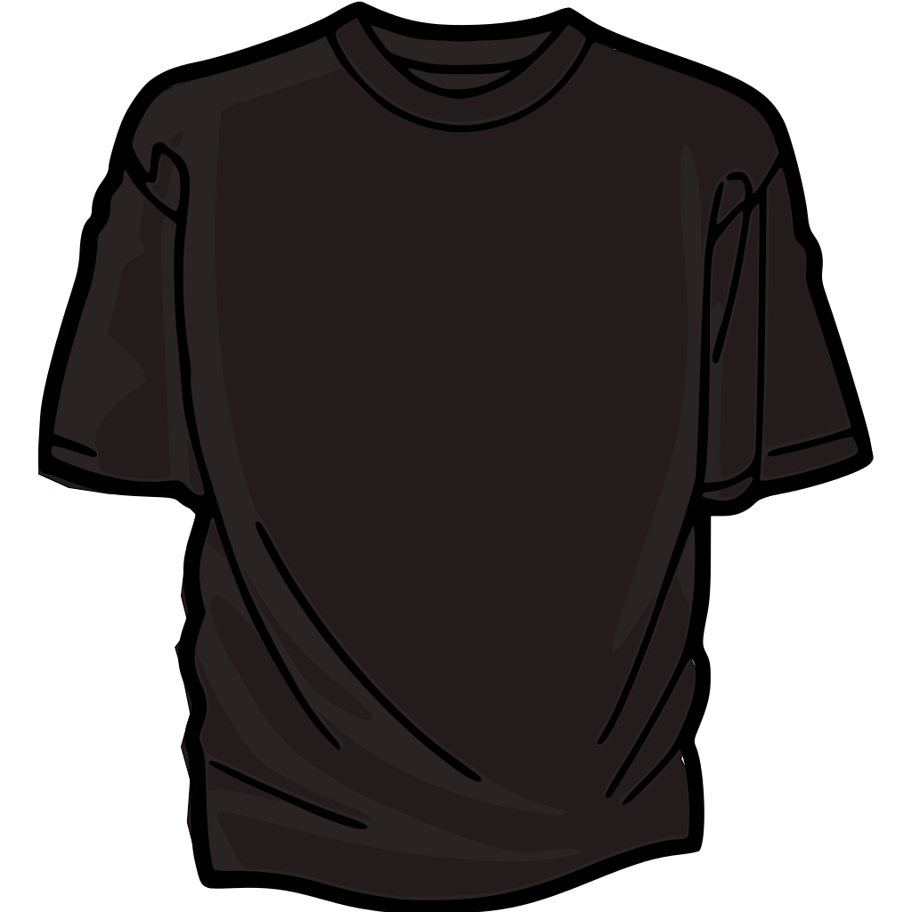 Black T shirt PNG SVG Clip Art For Web Download Clip Art PNG Icon Arts