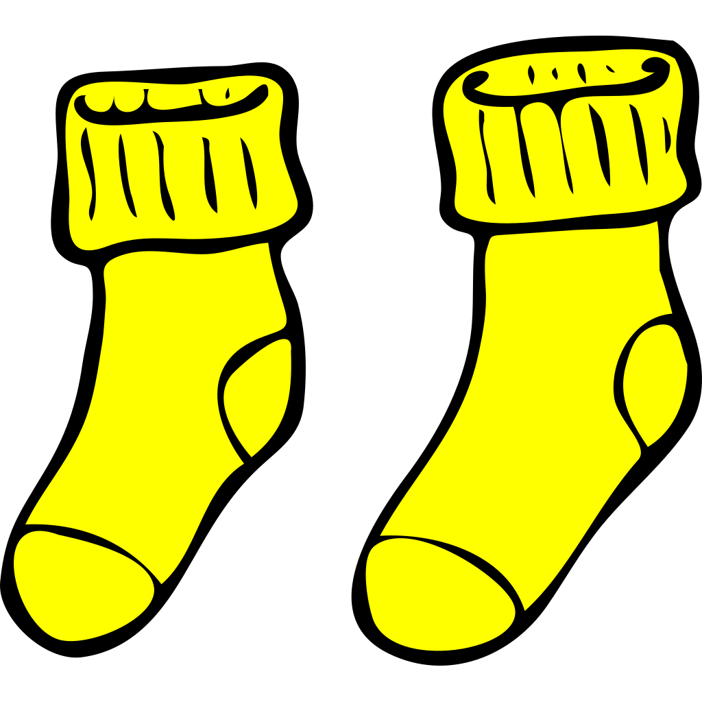 Blue And Yellow Socks PNG, SVG Clip art for Web - Download Clip Art ...