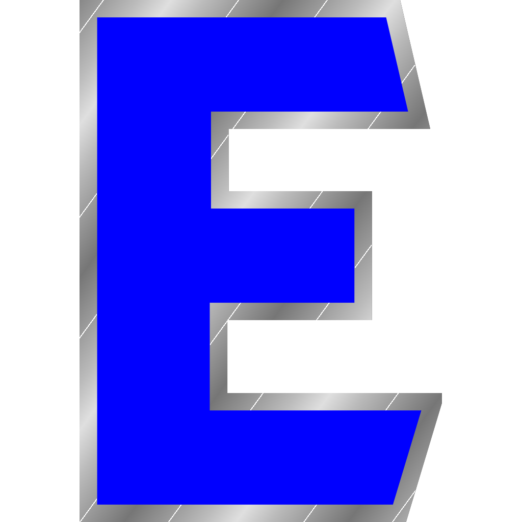 Monogram Letter E Clip Art